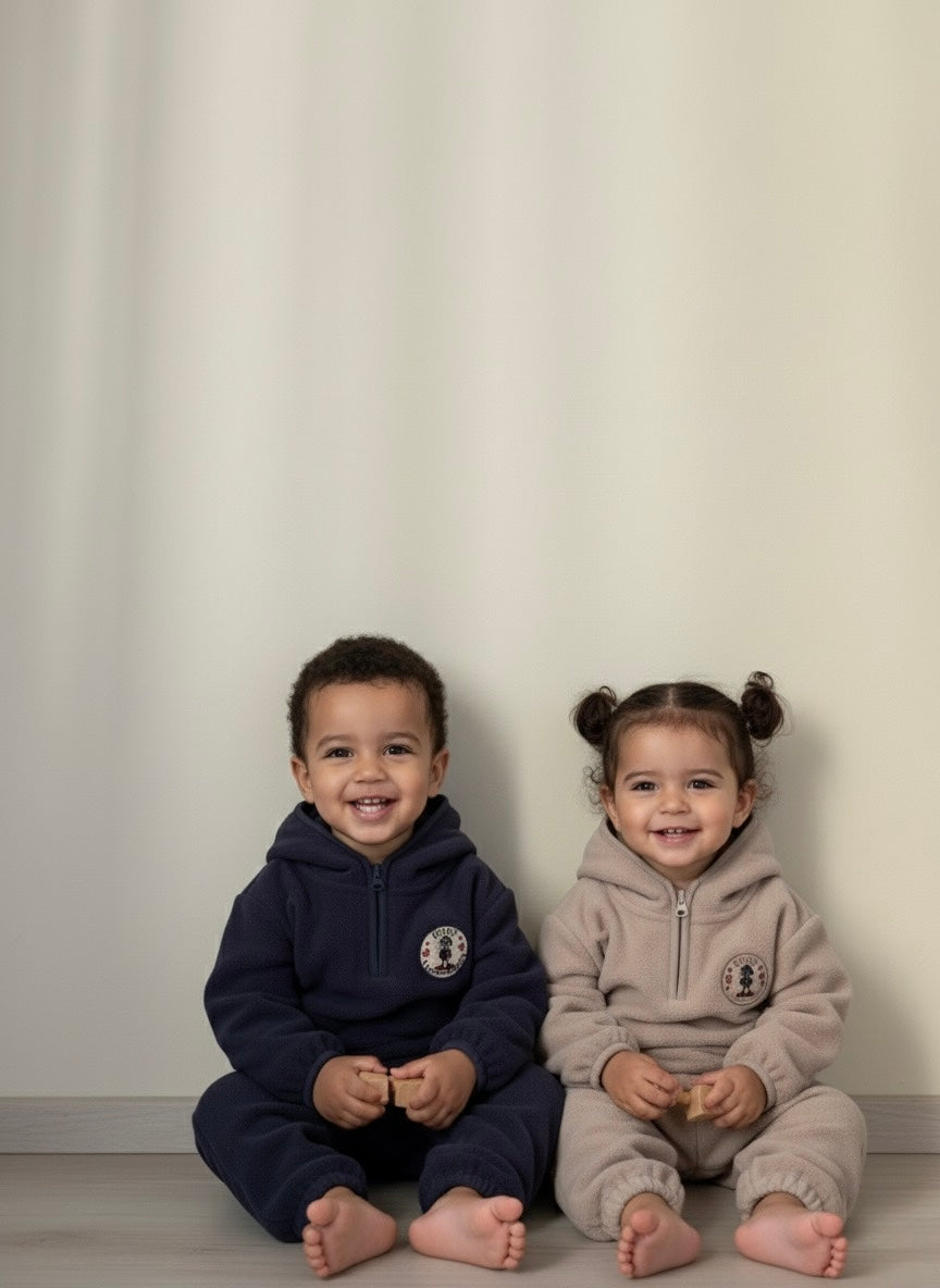 Kids' 1/4 Zip Tracksuit Set