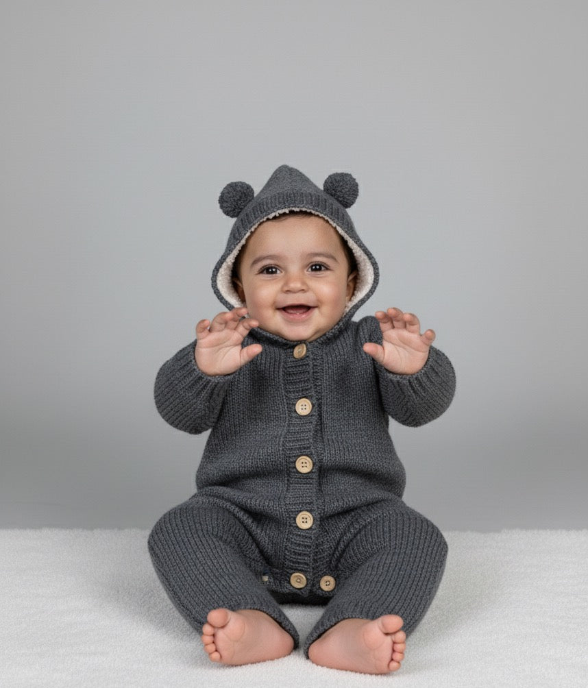 Knitted Baby Bodysuit