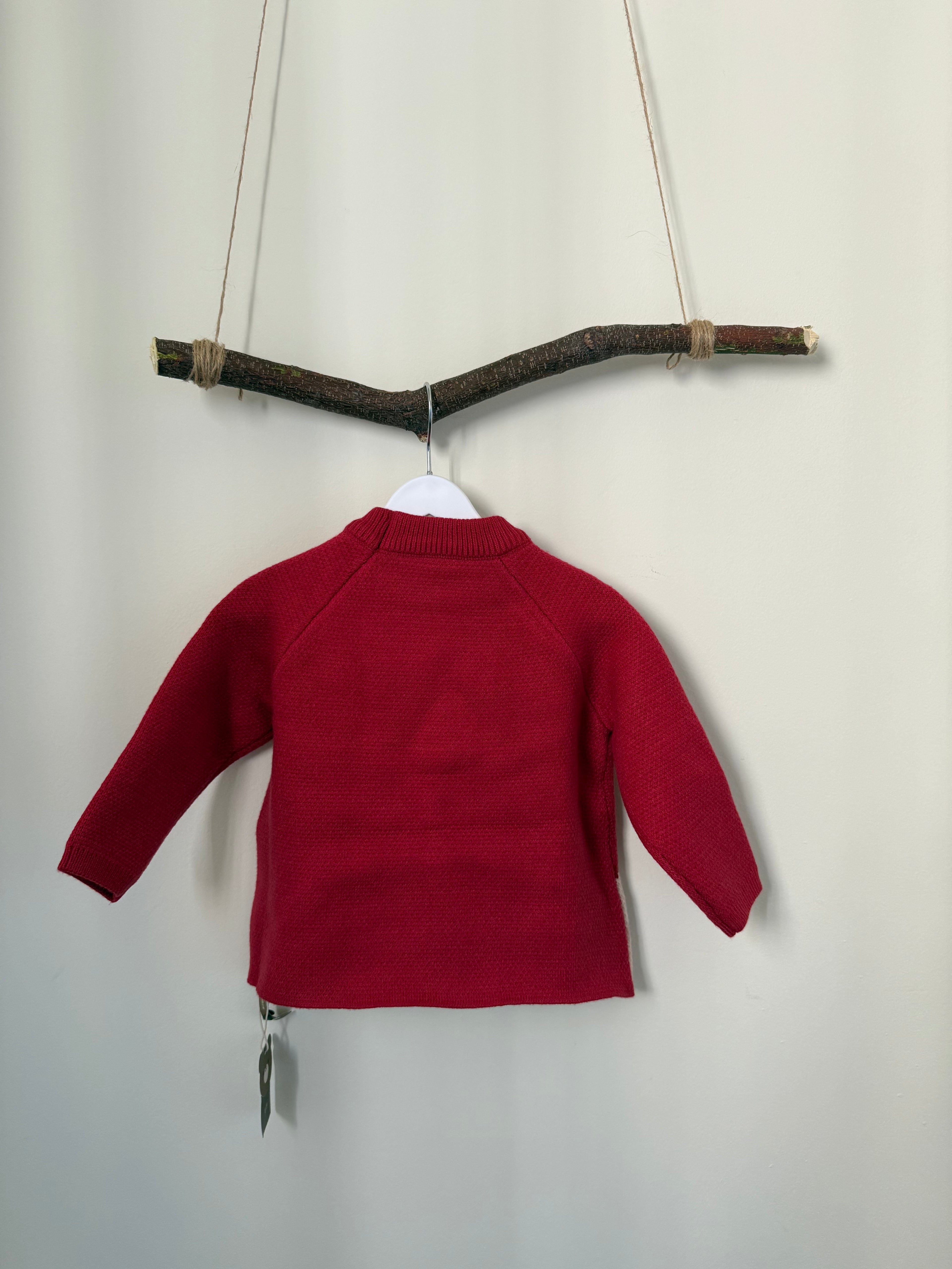 Christmas-Themed Kids' Knitted Sweater