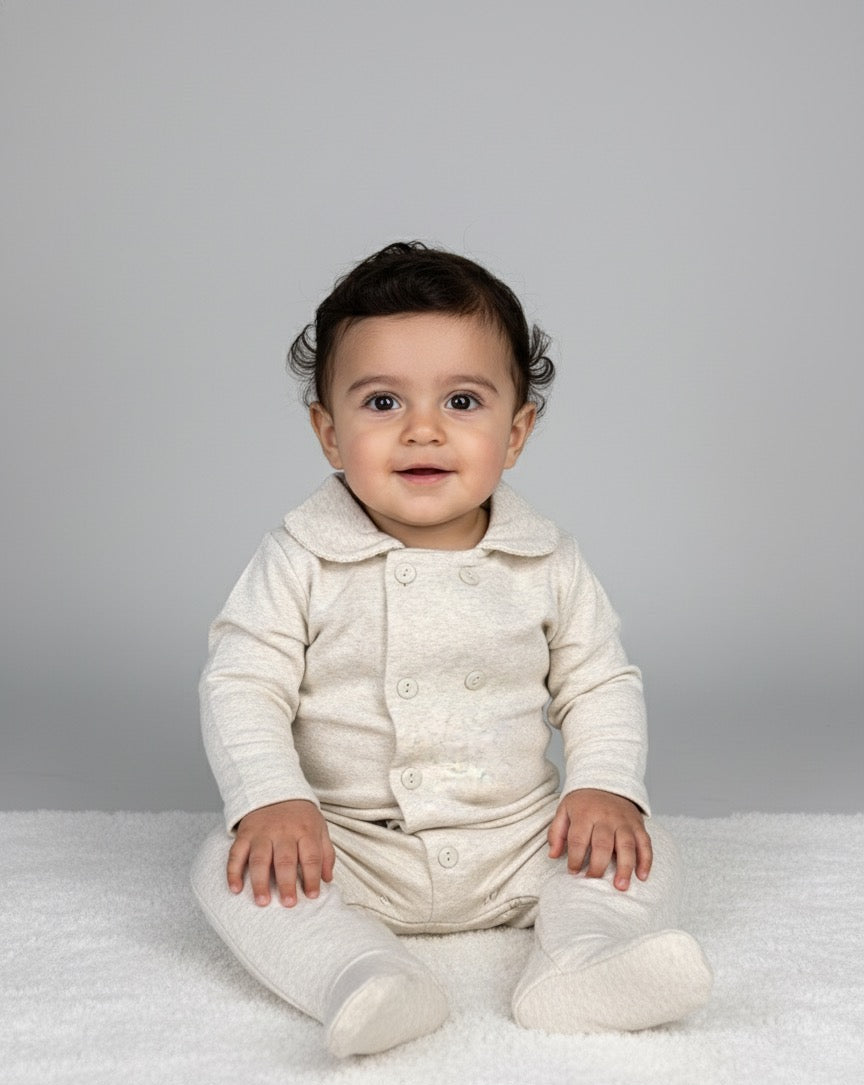 Lapel Romper Bodysuit