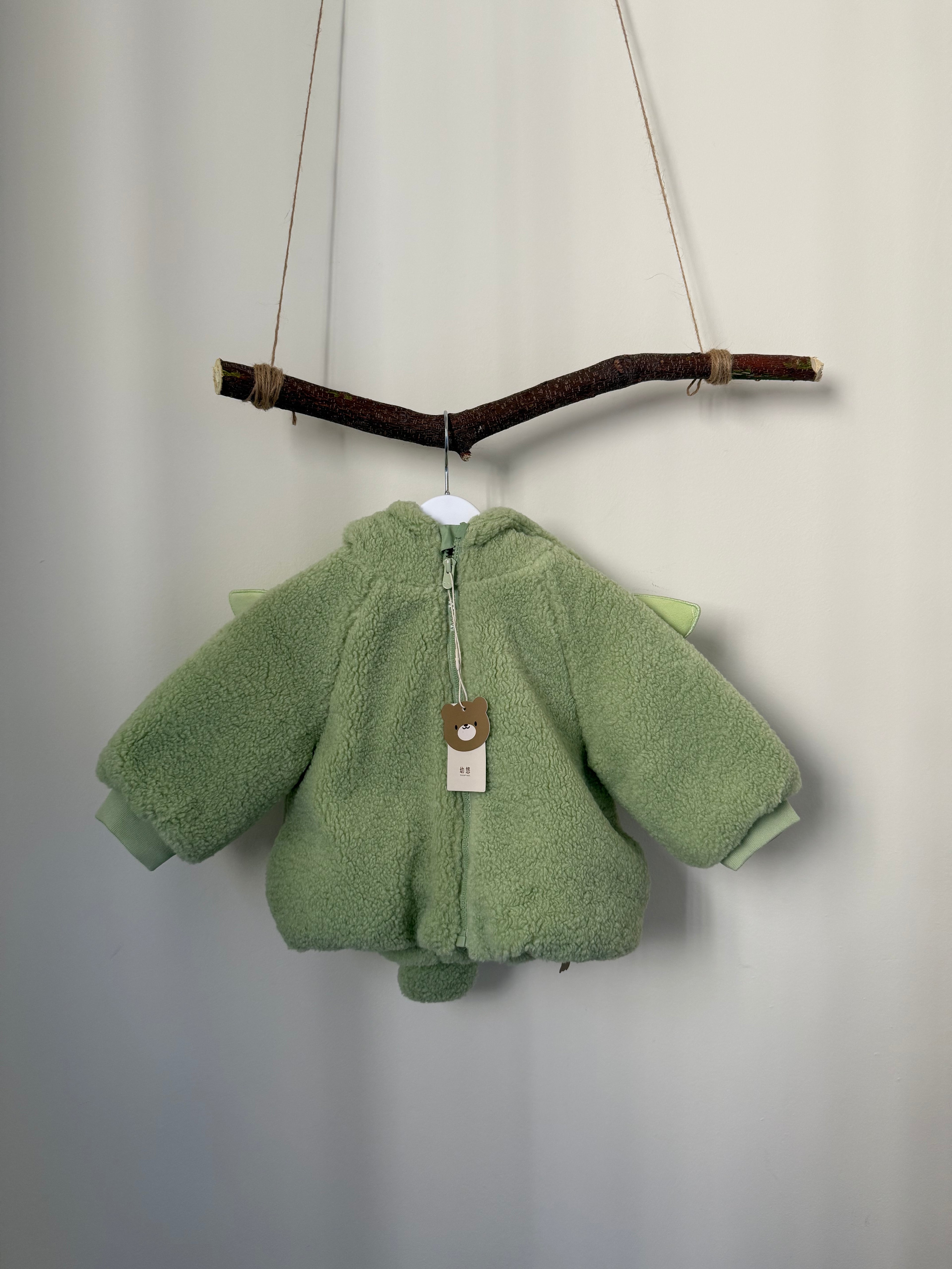 Cartoon Dinosaur Hooded Jacket