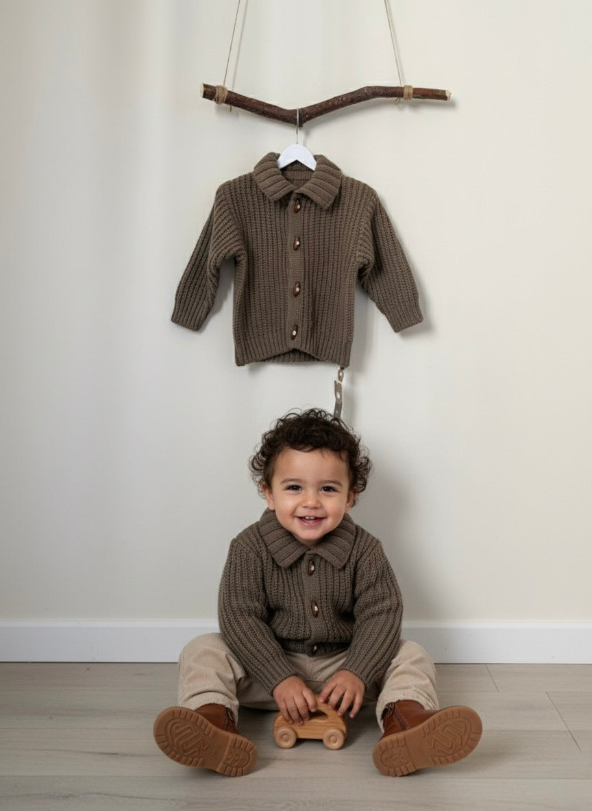 Toddler Vintage Knitted Cardigan