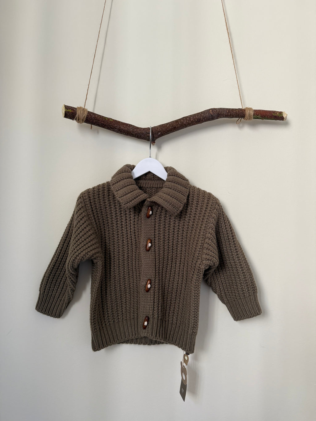 Toddler Vintage Knitted Cardigan