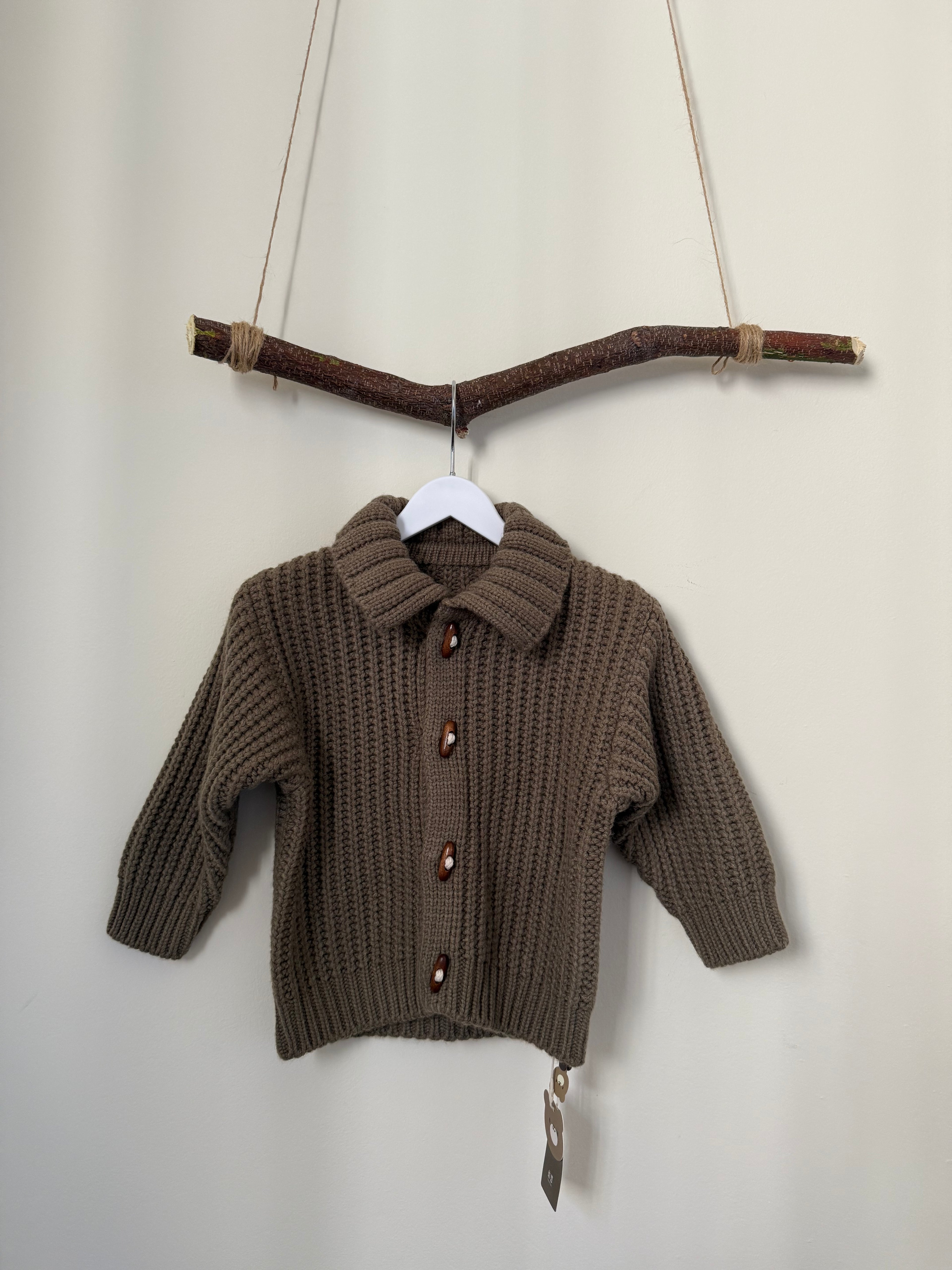 Toddler Vintage Knitted Cardigan
