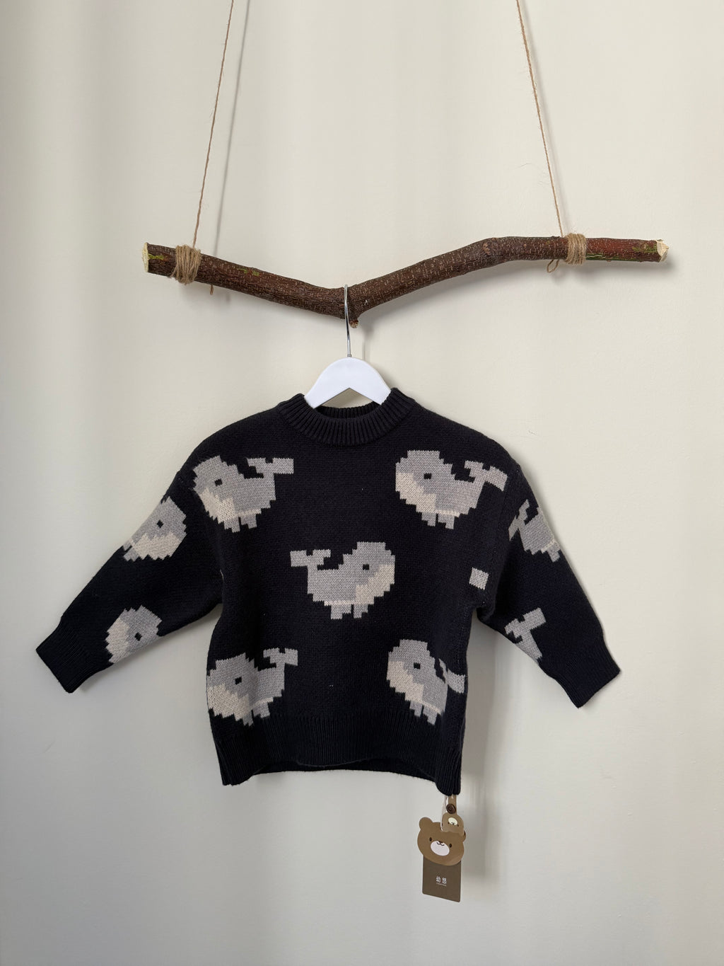 Patterned Knit Sweater