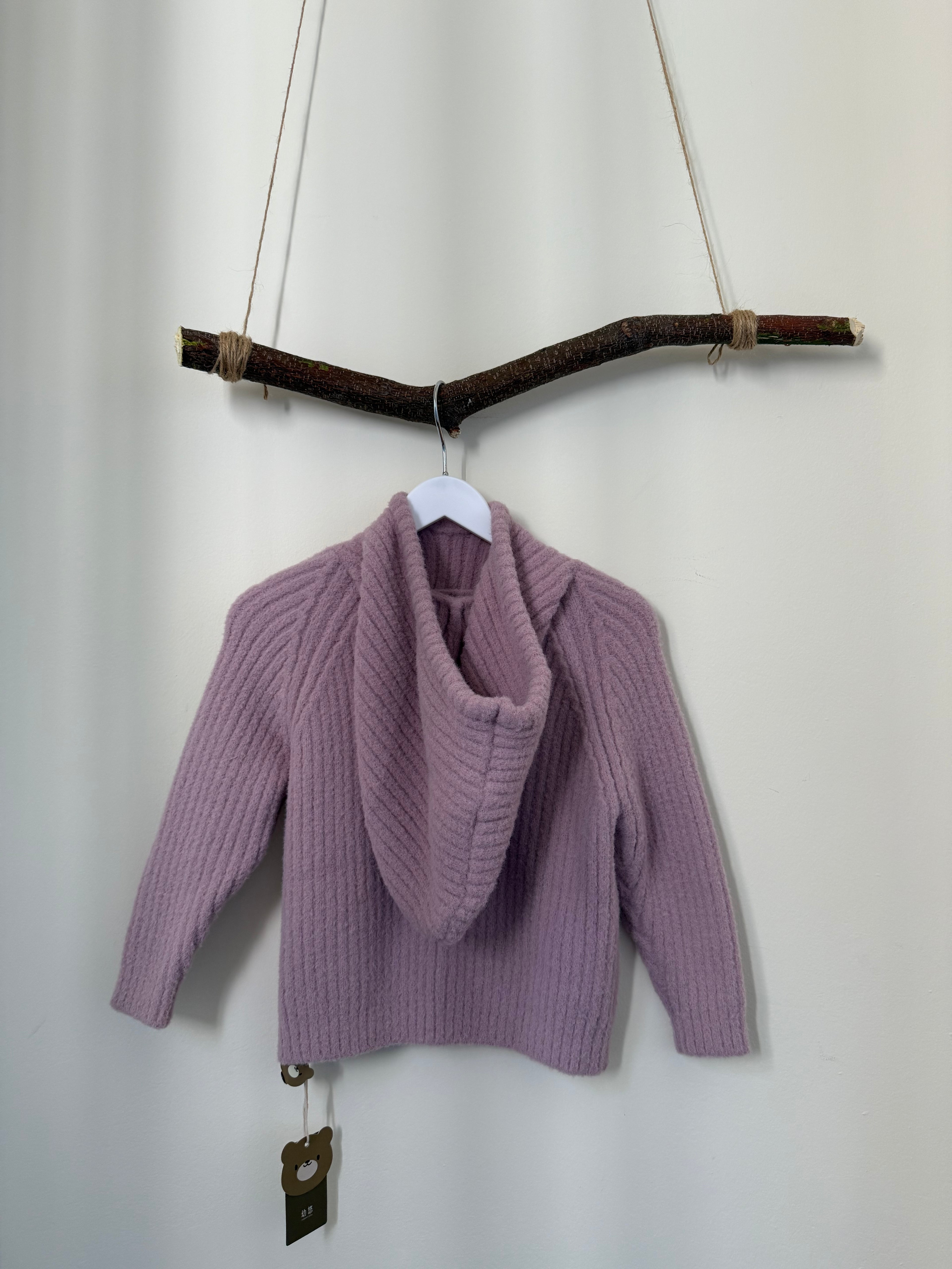 Winter Kids Knit Sweater Hoodie