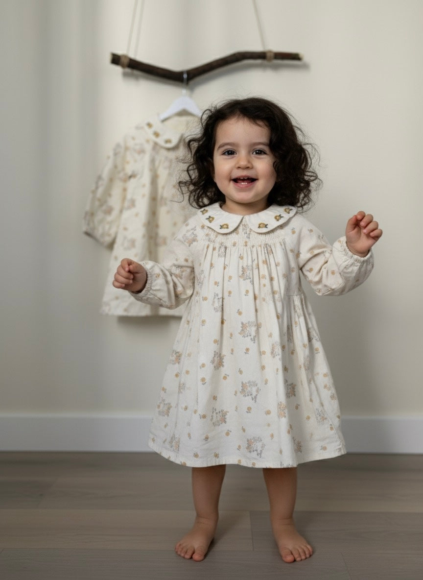 Long Sleeve Kids Dress