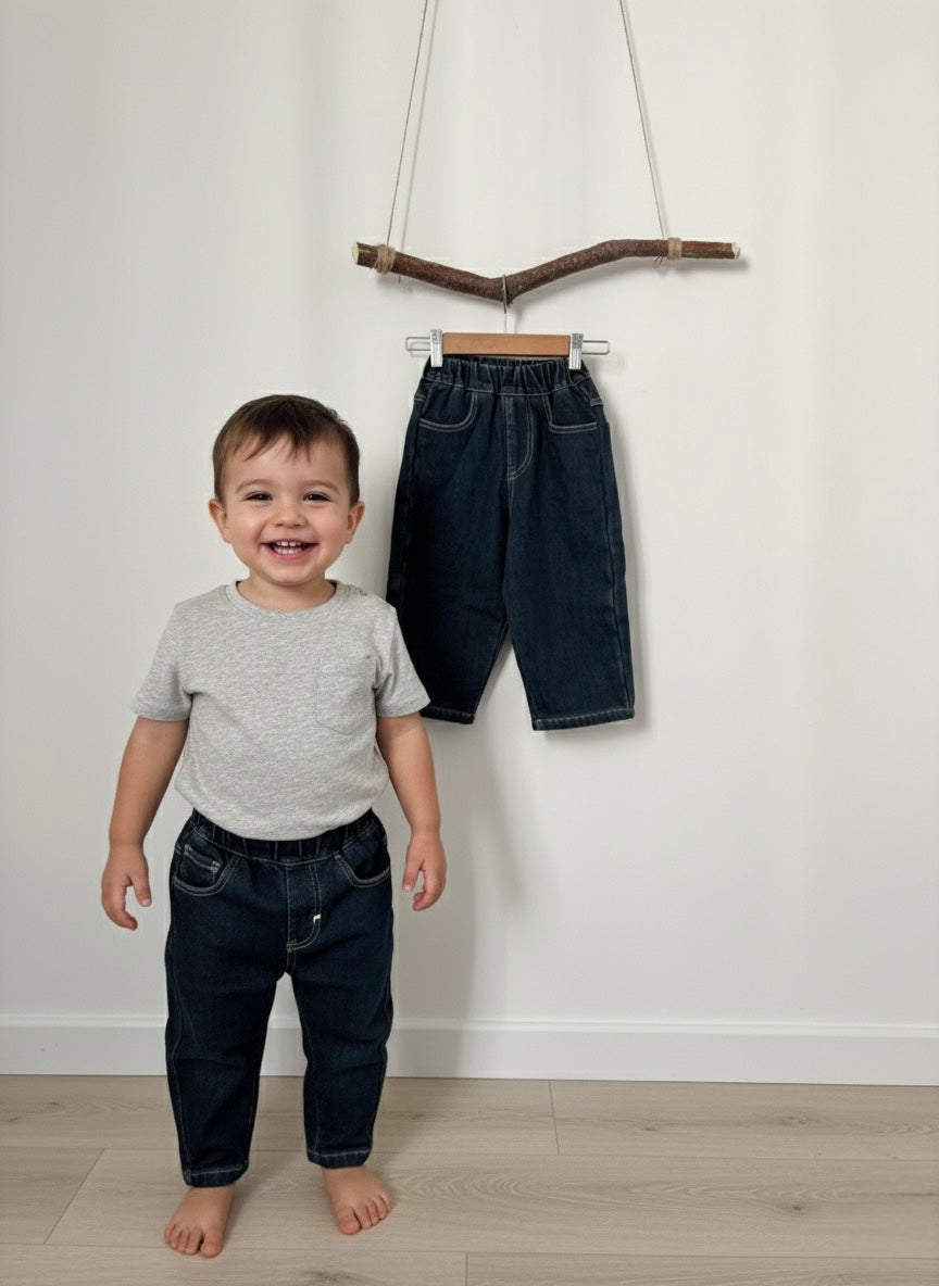 Boys' Thick Jeans Trousers