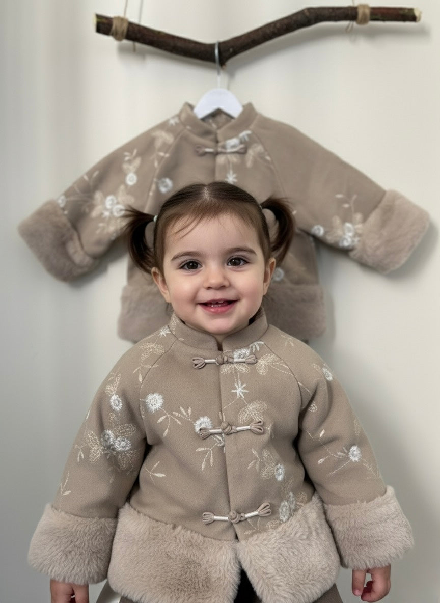 Chinese Embroidery Winter Coat