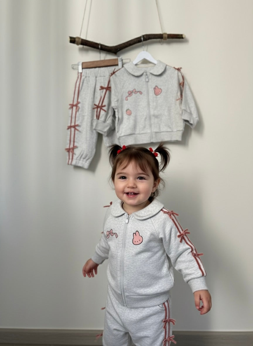 Girls' 2-Piece Tracksuit Set