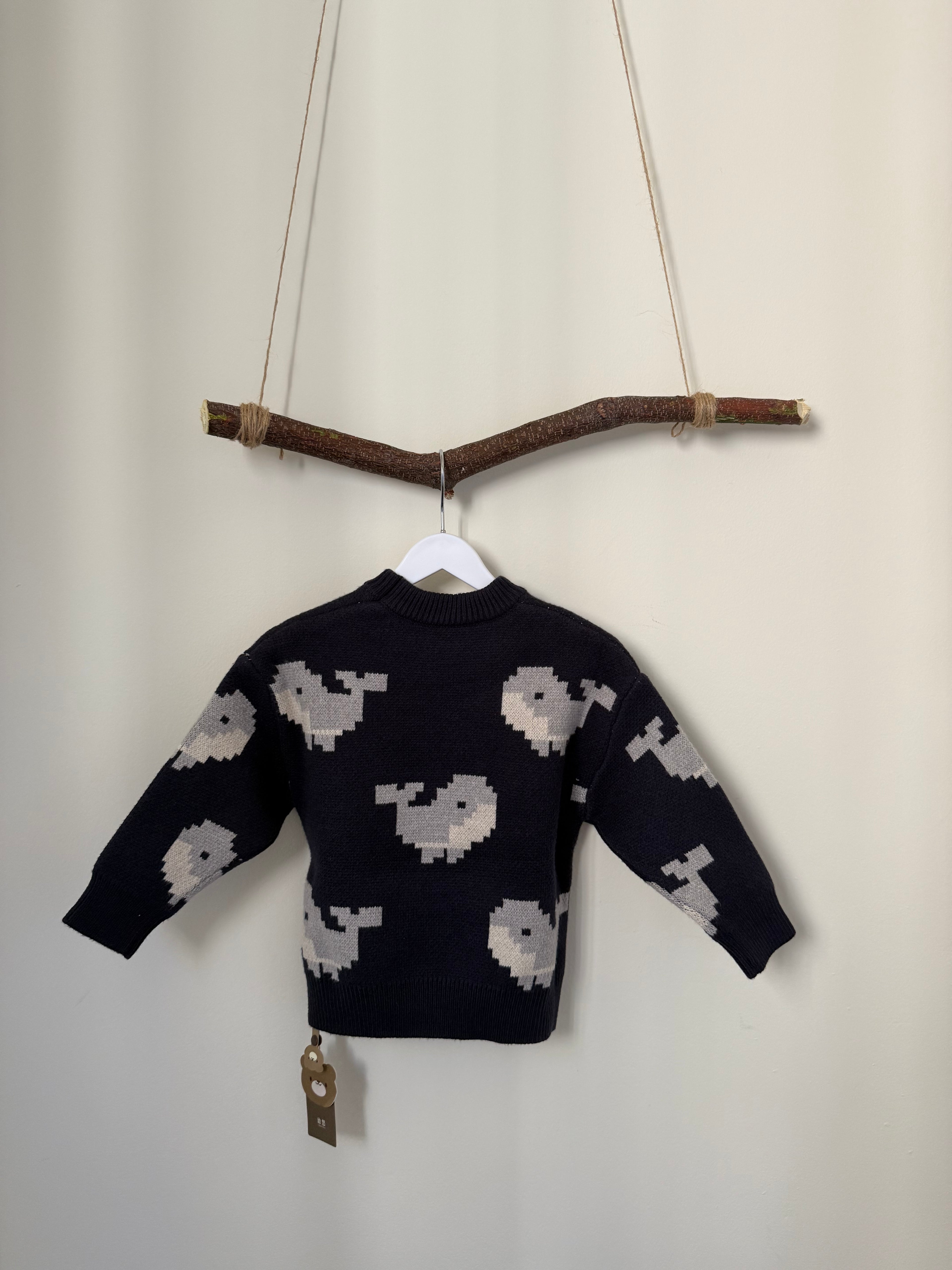 Patterned Knit Sweater