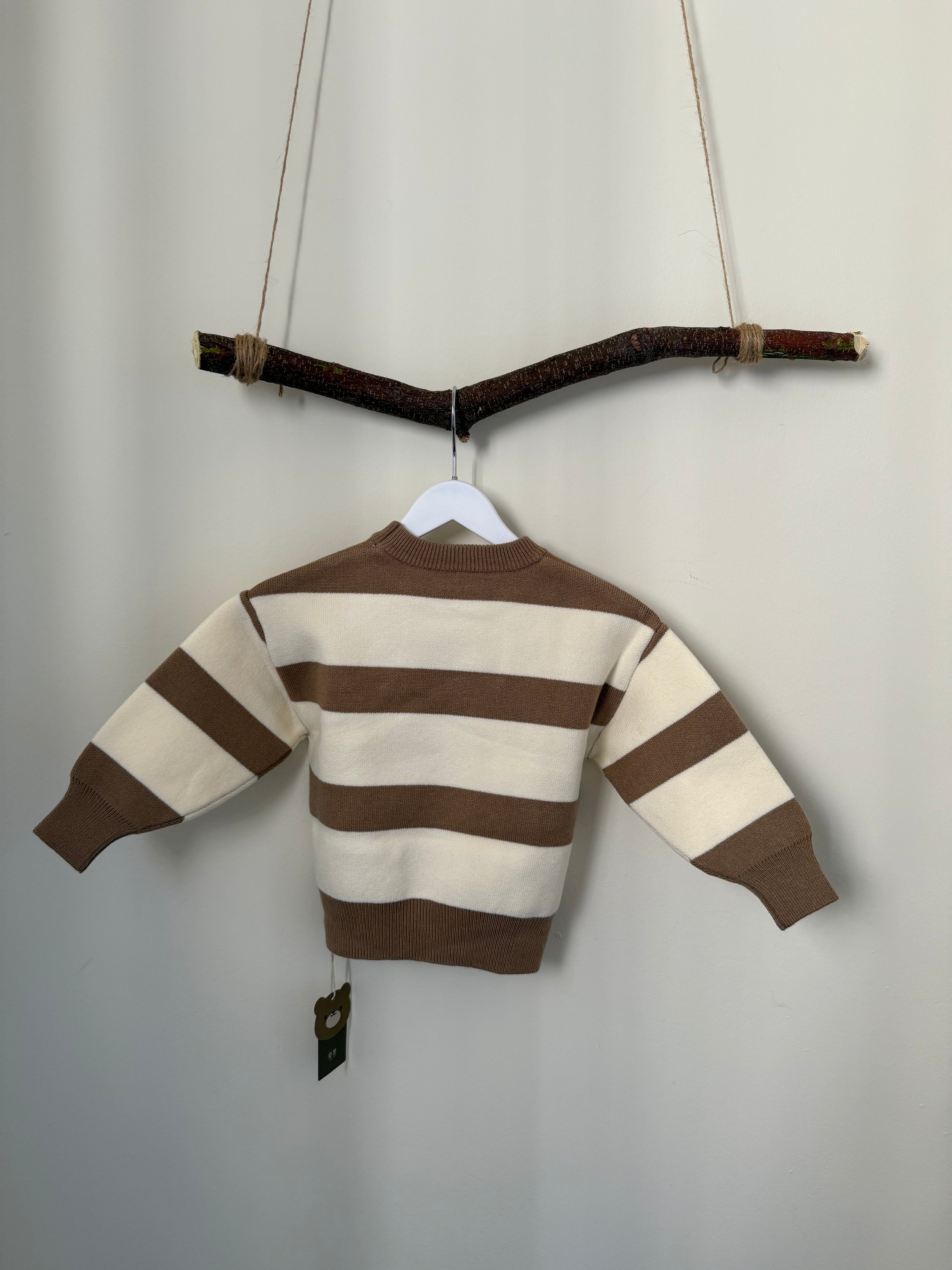 Boys' Striped Winter Sweater