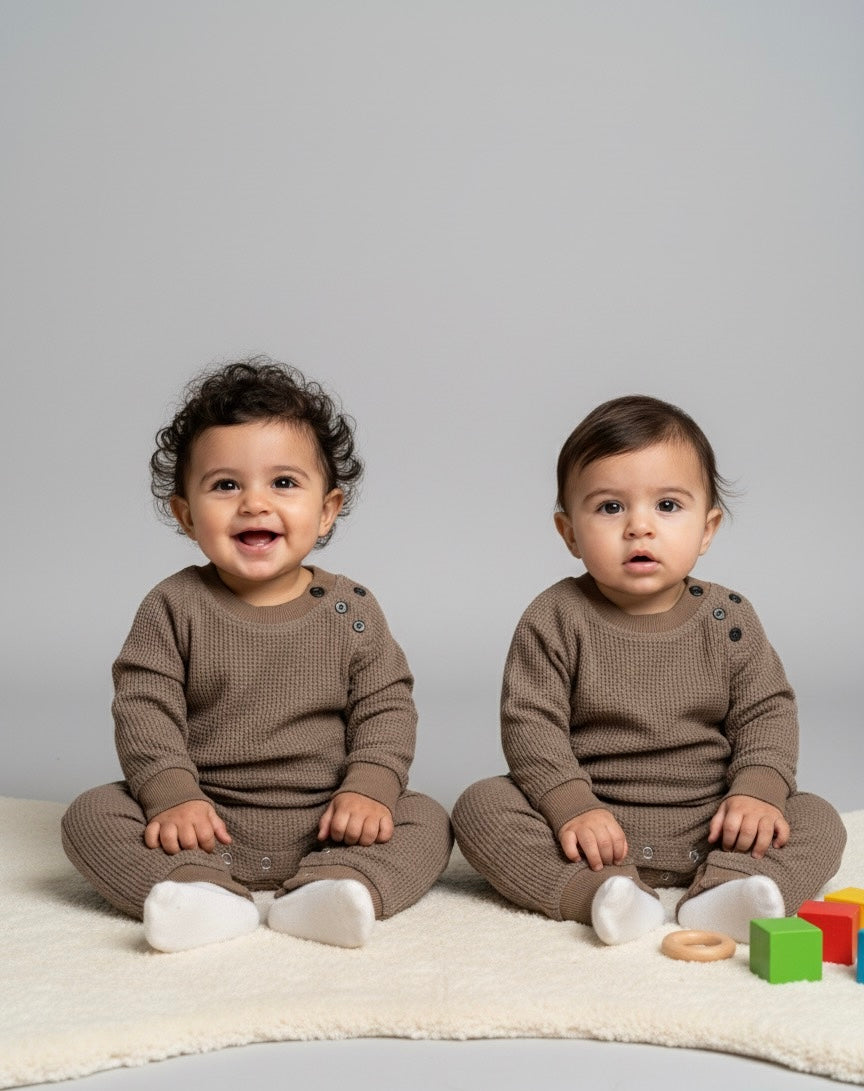 Baby Waffle Jumpsuit