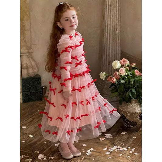 Girls' Tulle Princess Party Dress