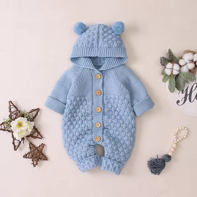 Knitted Baby Bodysuit