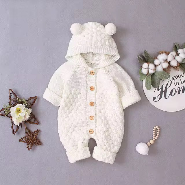 Knitted Baby Bodysuit