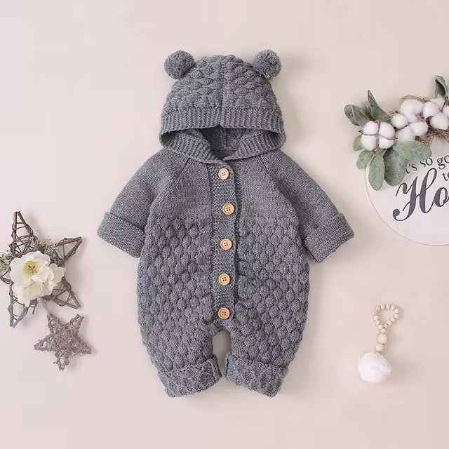 Knitted Baby Bodysuit