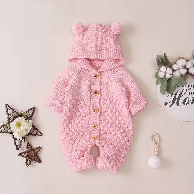 Knitted Baby Bodysuit