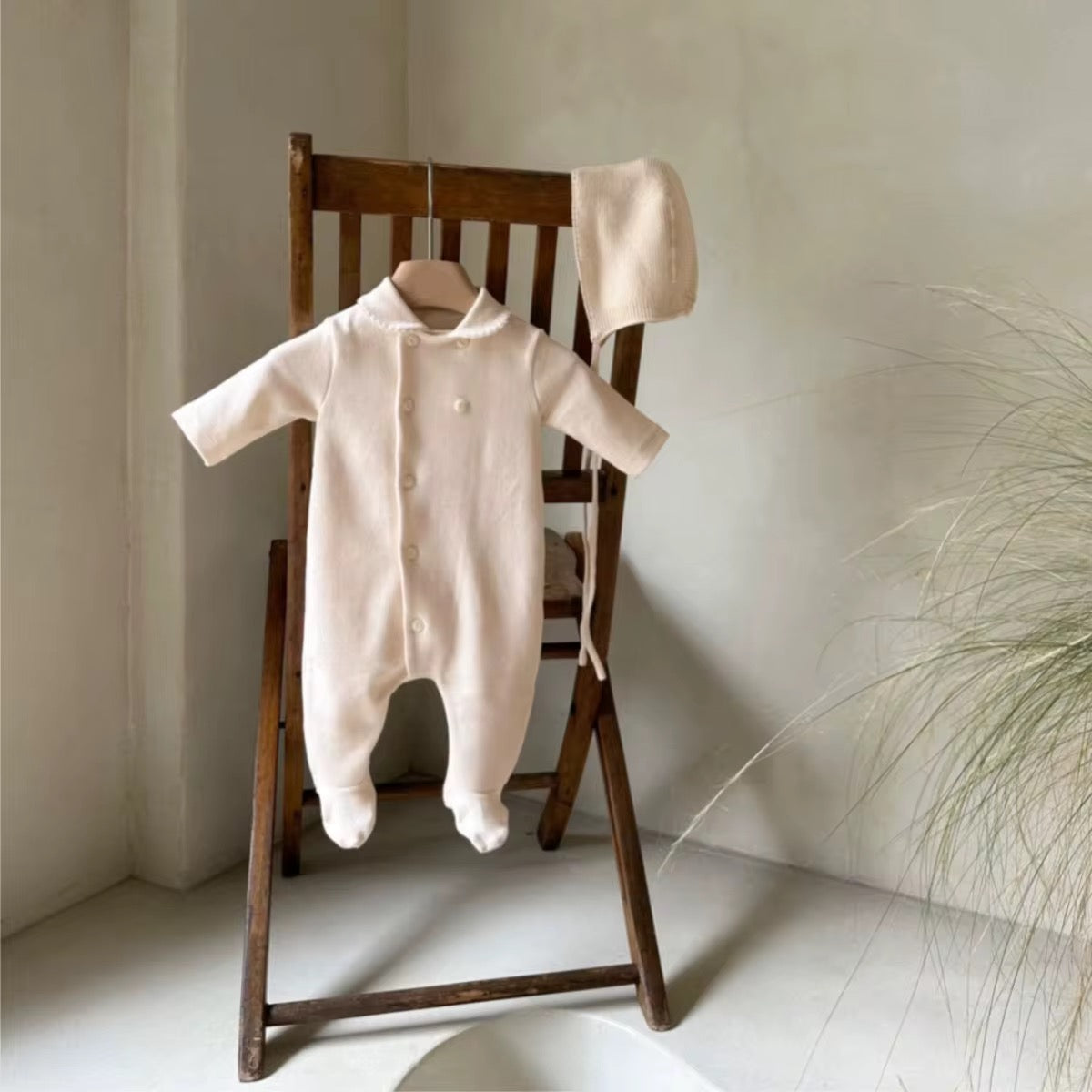 Lapel Romper Bodysuit