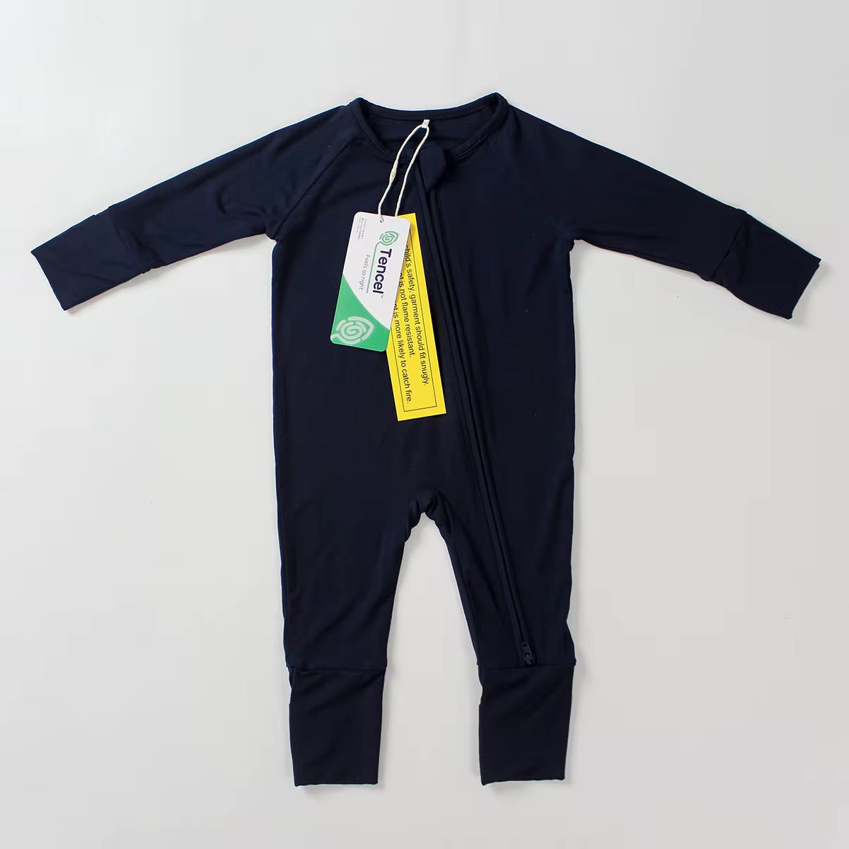 Bamboo Zipper Baby Romper