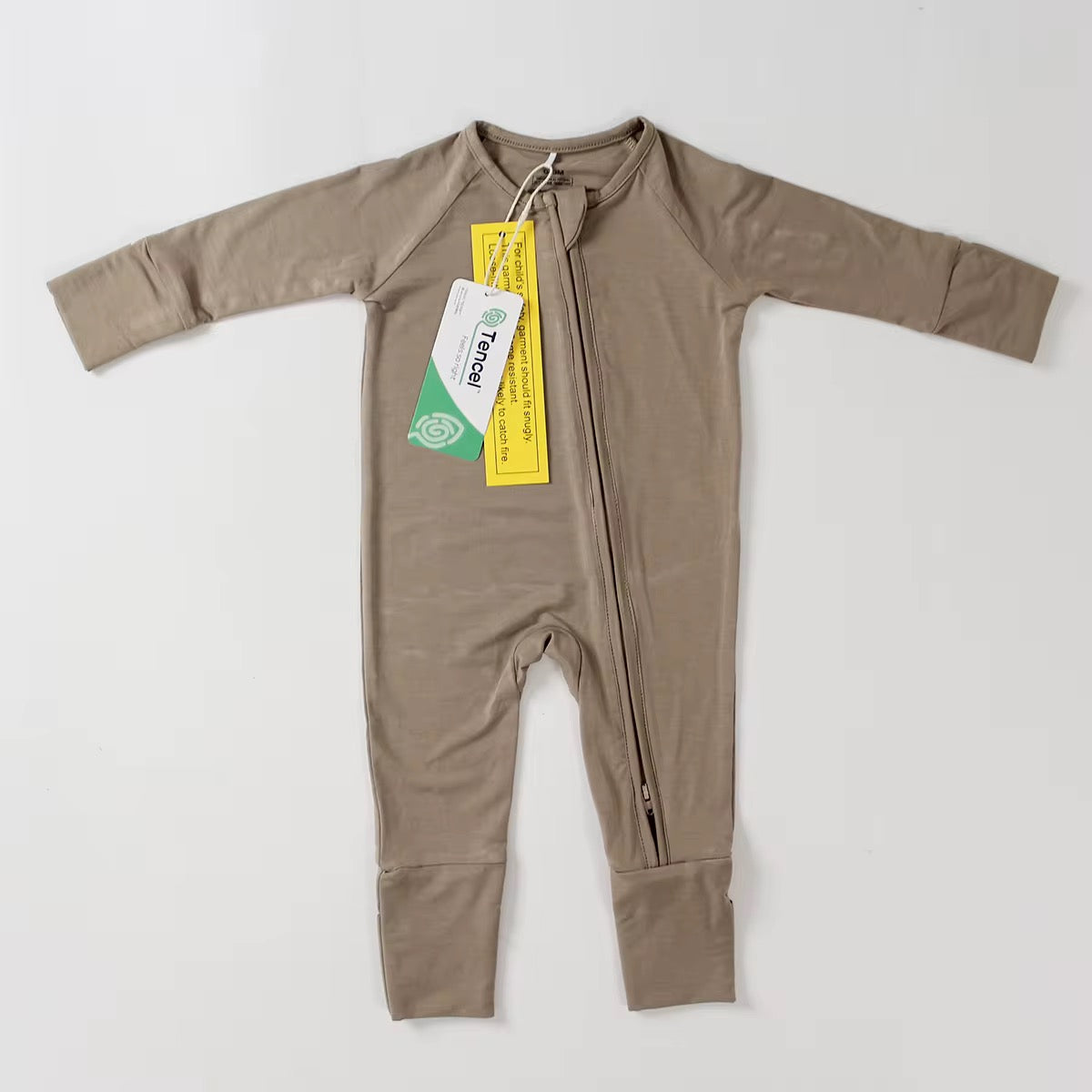 Bamboo Zipper Baby Romper