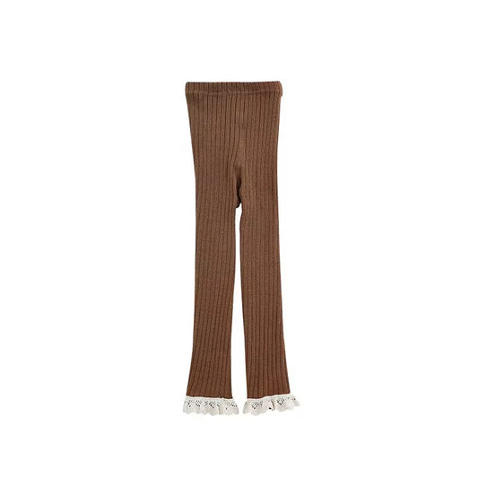 Cotton Knit Kids Leggings