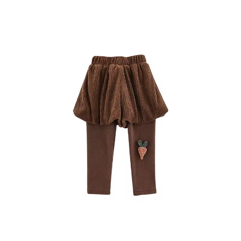 Fleece Baby Girl Leggings