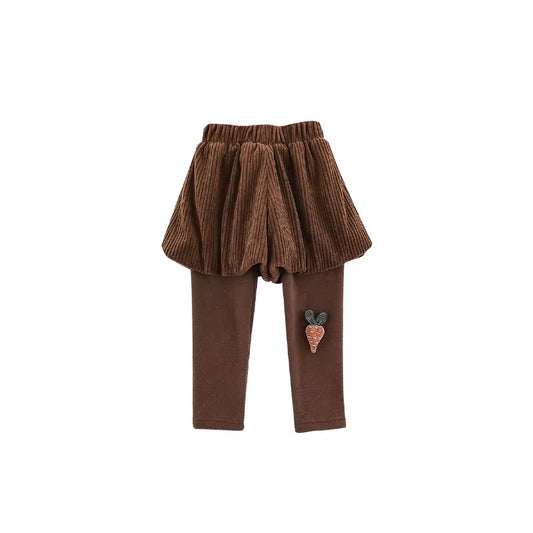 Fleece Baby Girl Leggings