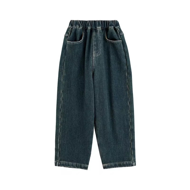 Boys' Thick Jeans Trousers