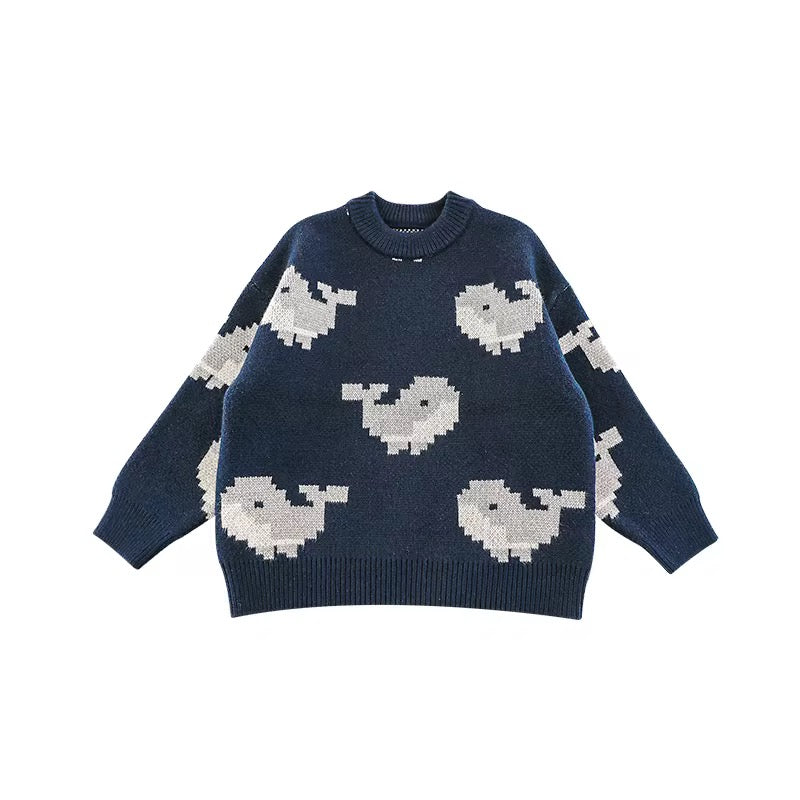 Patterned Knit Sweater