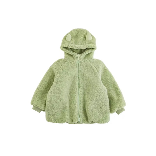 Boys' Cartoon Dinosaur Hooded Jacket